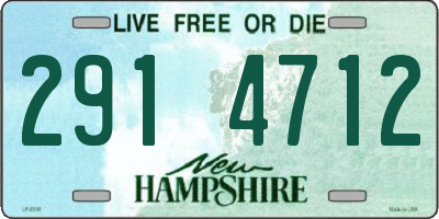 NH license plate 2914712