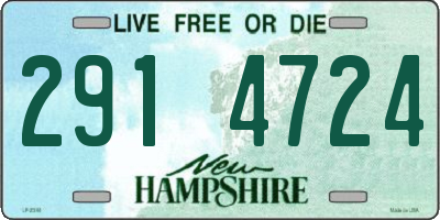 NH license plate 2914724