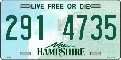 NH license plate 2914735
