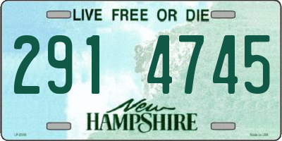 NH license plate 2914745