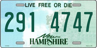 NH license plate 2914747