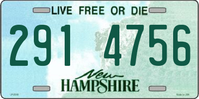 NH license plate 2914756