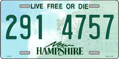 NH license plate 2914757