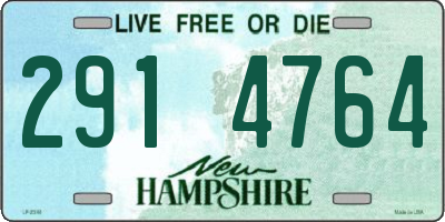 NH license plate 2914764