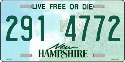 NH license plate 2914772