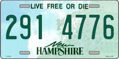 NH license plate 2914776