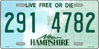 NH license plate 2914782