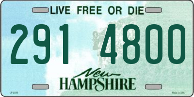 NH license plate 2914800