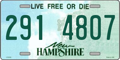 NH license plate 2914807