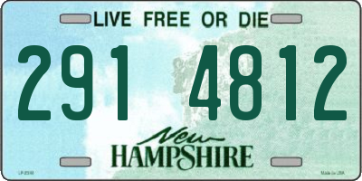 NH license plate 2914812