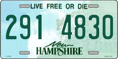 NH license plate 2914830