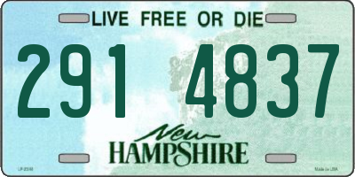 NH license plate 2914837