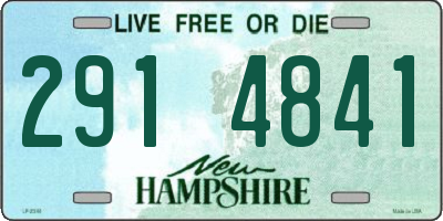NH license plate 2914841