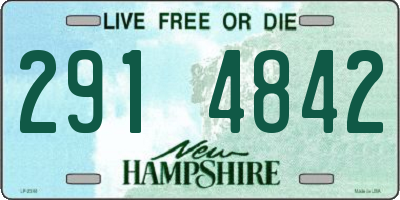 NH license plate 2914842
