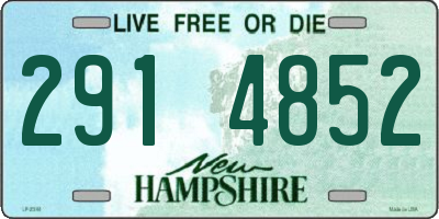 NH license plate 2914852