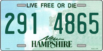 NH license plate 2914865