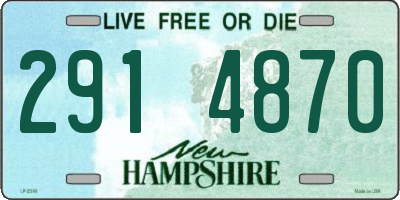 NH license plate 2914870