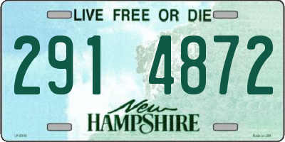 NH license plate 2914872