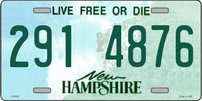 NH license plate 2914876