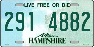 NH license plate 2914882