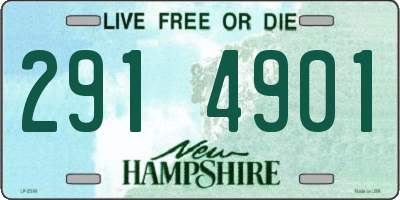 NH license plate 2914901