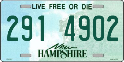 NH license plate 2914902