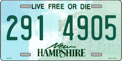 NH license plate 2914905