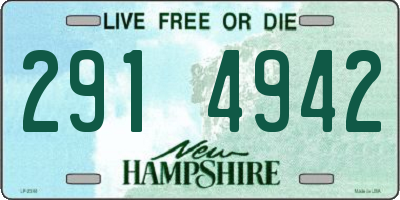 NH license plate 2914942