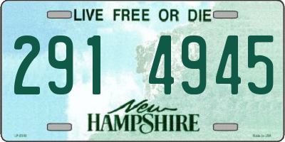 NH license plate 2914945