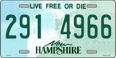 NH license plate 2914966