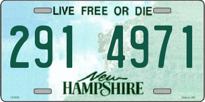 NH license plate 2914971