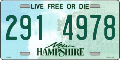 NH license plate 2914978