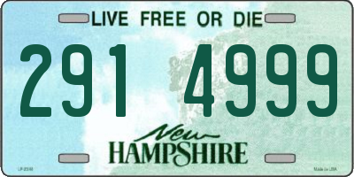 NH license plate 2914999