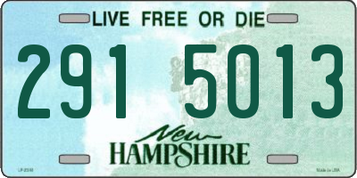 NH license plate 2915013