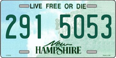 NH license plate 2915053