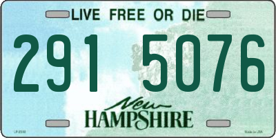 NH license plate 2915076