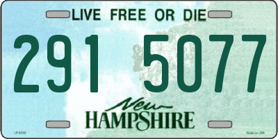NH license plate 2915077