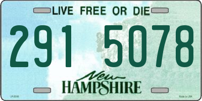 NH license plate 2915078