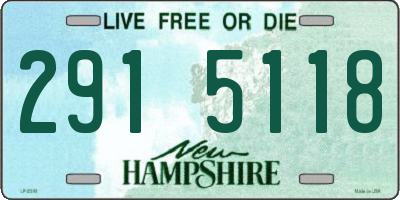 NH license plate 2915118