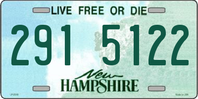 NH license plate 2915122