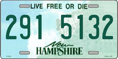 NH license plate 2915132