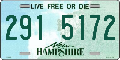 NH license plate 2915172