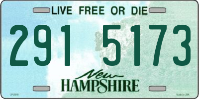 NH license plate 2915173