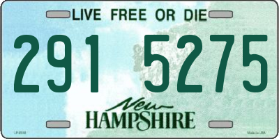 NH license plate 2915275