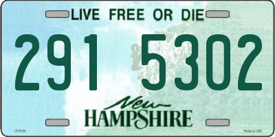 NH license plate 2915302