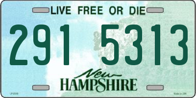 NH license plate 2915313