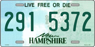 NH license plate 2915372
