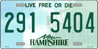 NH license plate 2915404