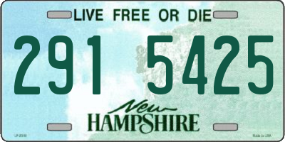 NH license plate 2915425