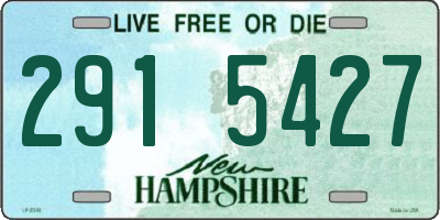 NH license plate 2915427